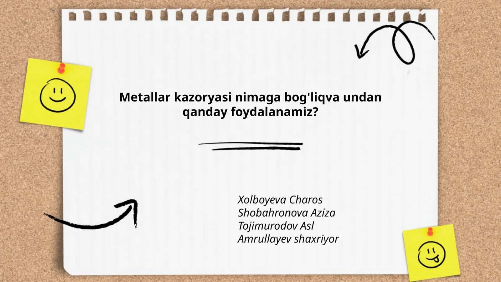 Metallar kazoryasi 1