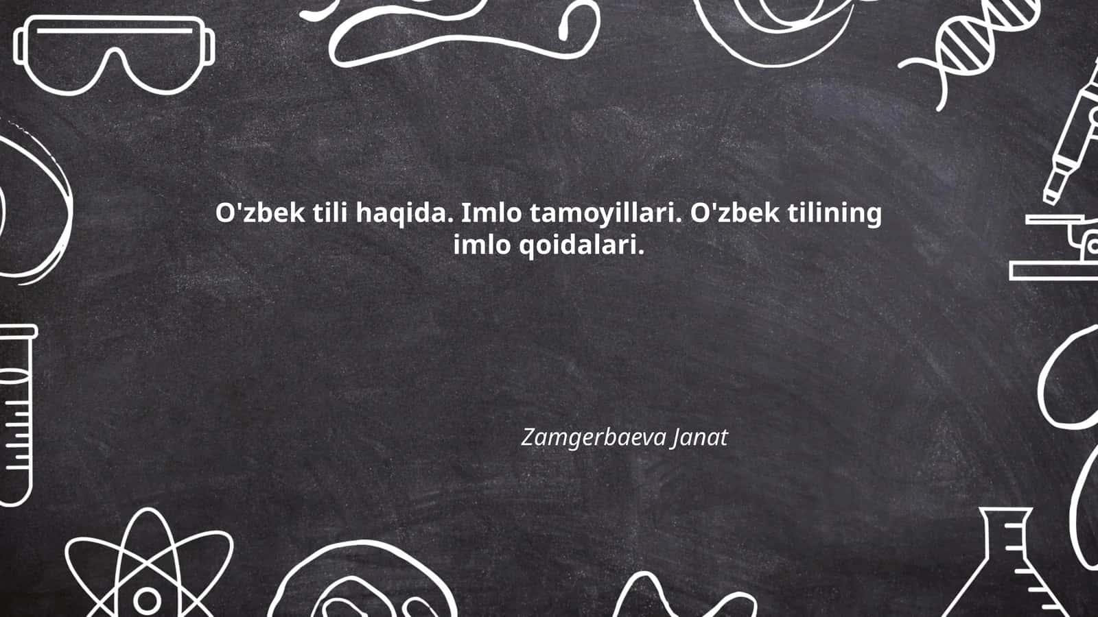 Imlo tamoyillari 1