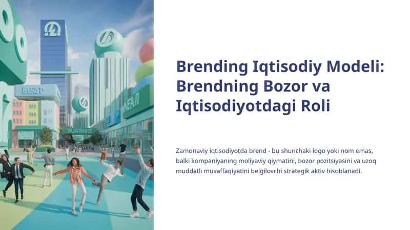 Brending Iqtisodiy Modeli 1