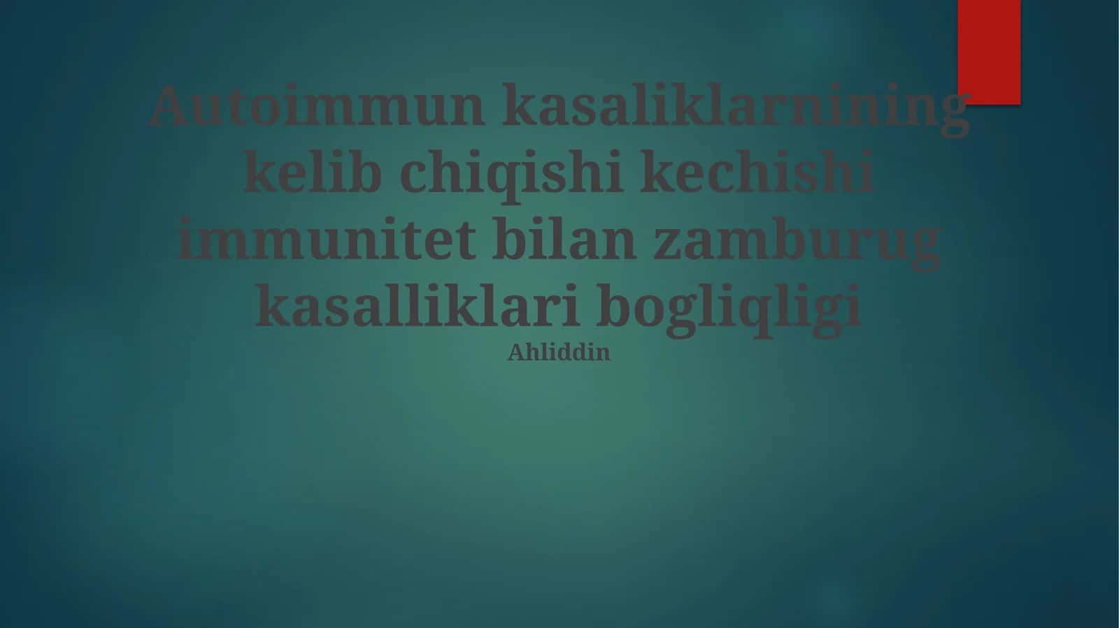 Molekulyar mimikriya 1