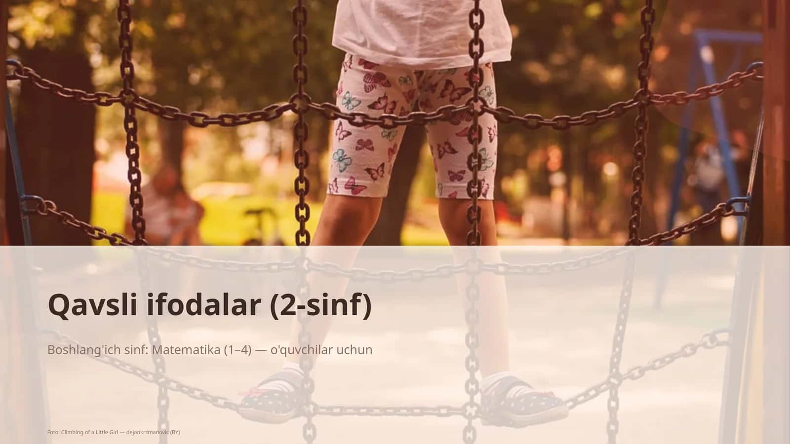 Qavsli ifodalar (2-sinf) 1
