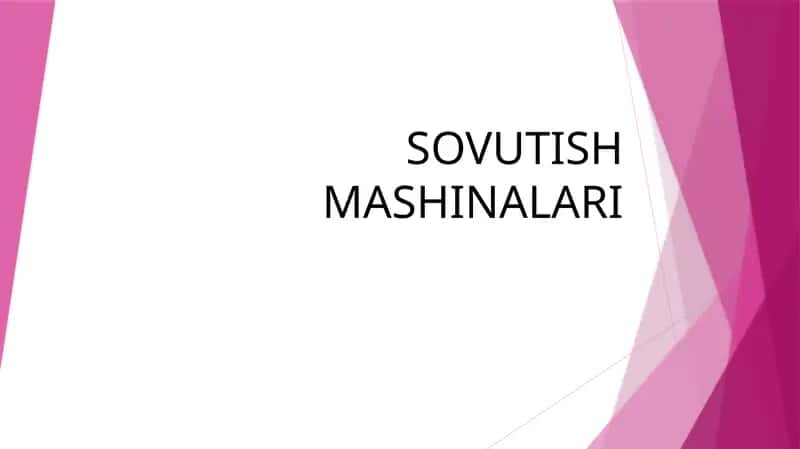 Sovitish mashinalari 1
