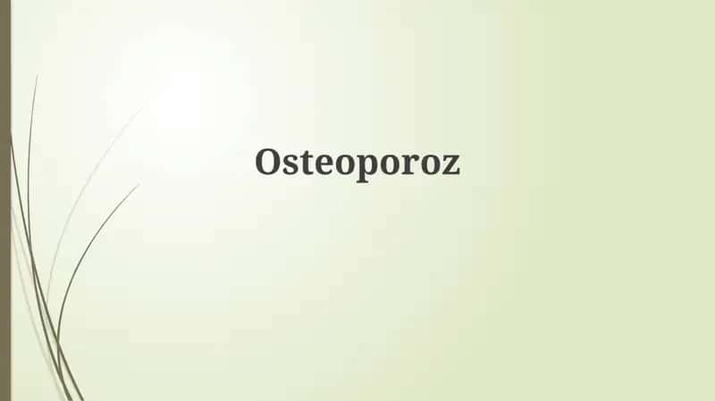 Osteoporoz 1