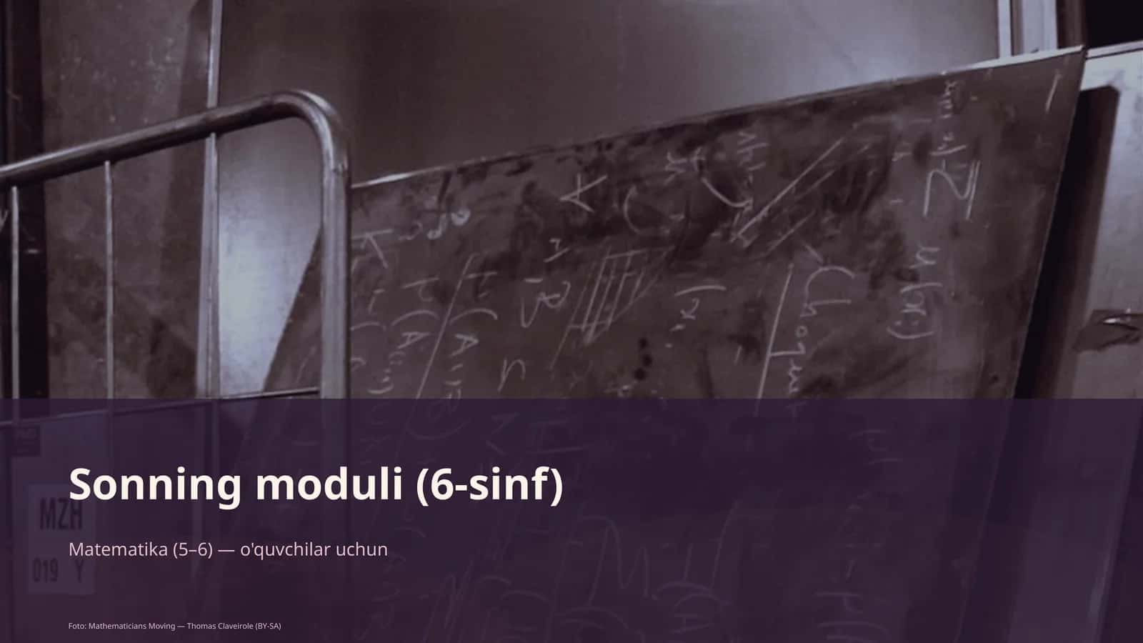 Sonning moduli (6-sinf) 1
