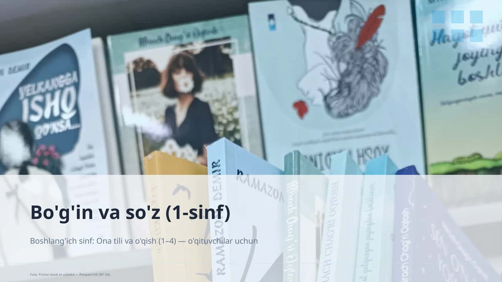 Bo'g'in va so'z (1-sinf) 1