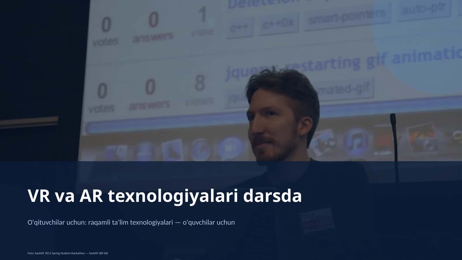VR va AR texnologiyalari darsda 1