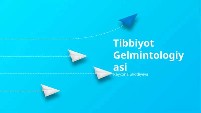 Tibbiyot Gelmintologiyasi 1