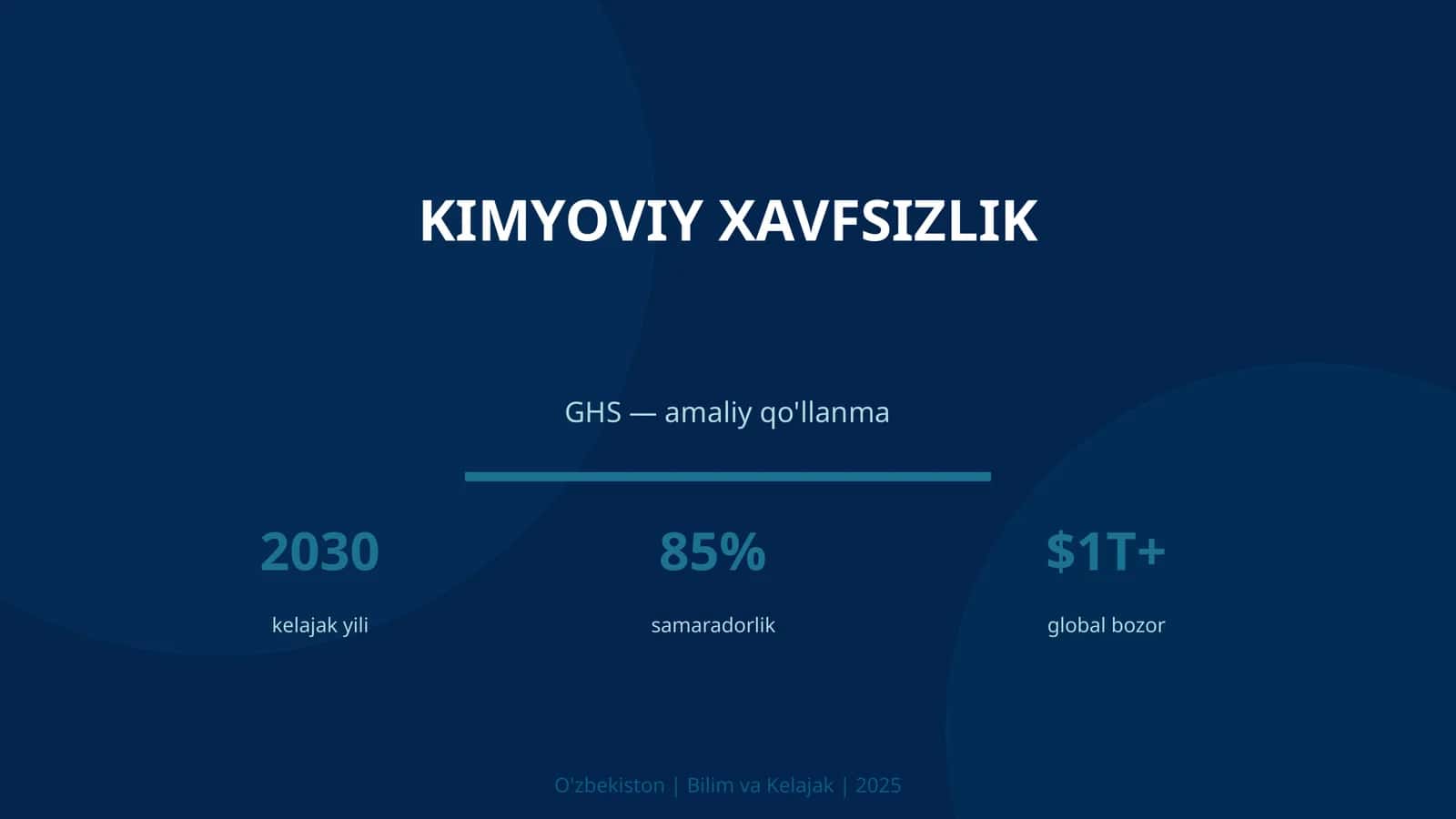 Kimyoviy xavfsizlik 1