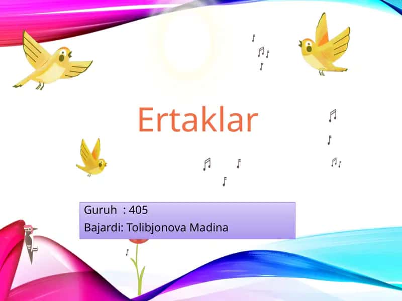 Taqdimot ertaklar 1