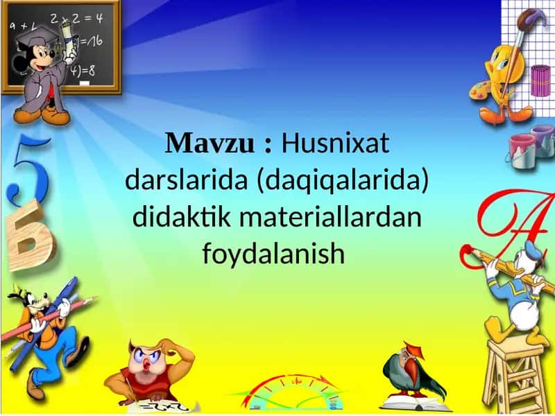 Ona tili oʻqitish metodikasi 1