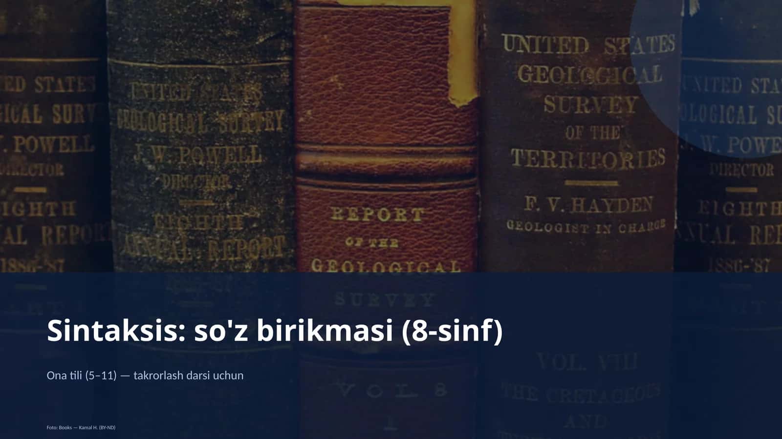 Ona tili (5-11) - takrorlash darsi 1
