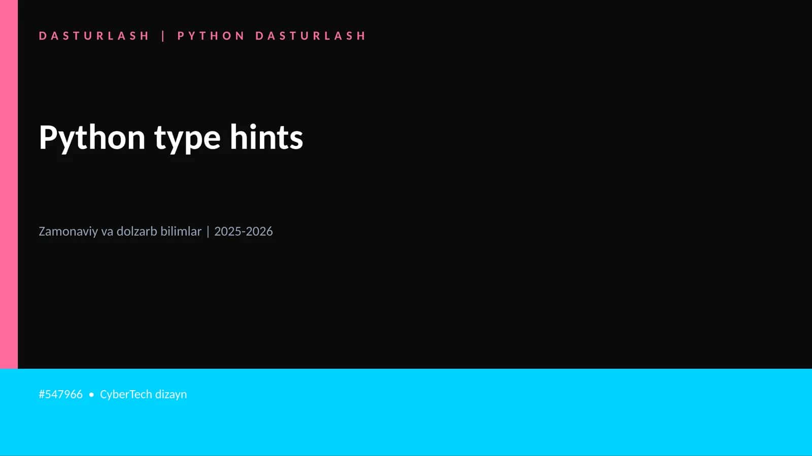 Python type hints 1