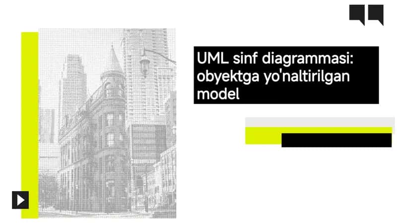 UML sinf diagrammasi 1