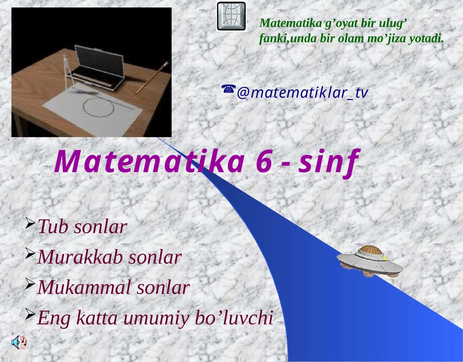 Matematika 6 - sinf 1
