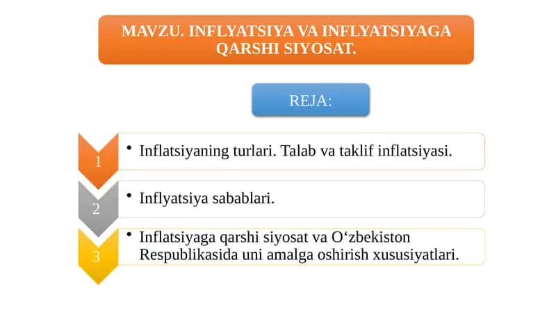 Inflatsiya turlari 1