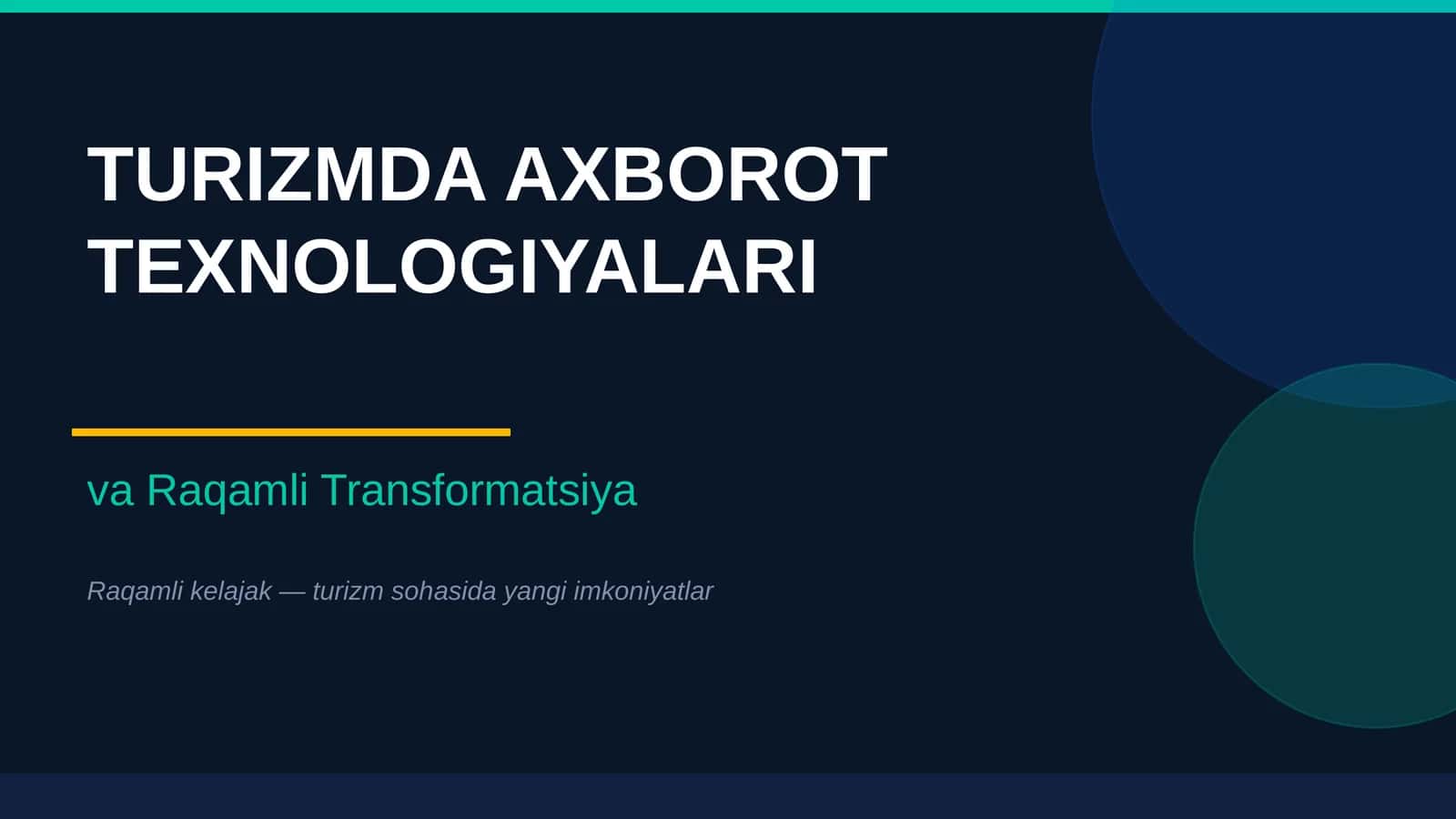 Turizmda raqamli texnologiyalarda IOT va aqilli mehmonxonalar 1