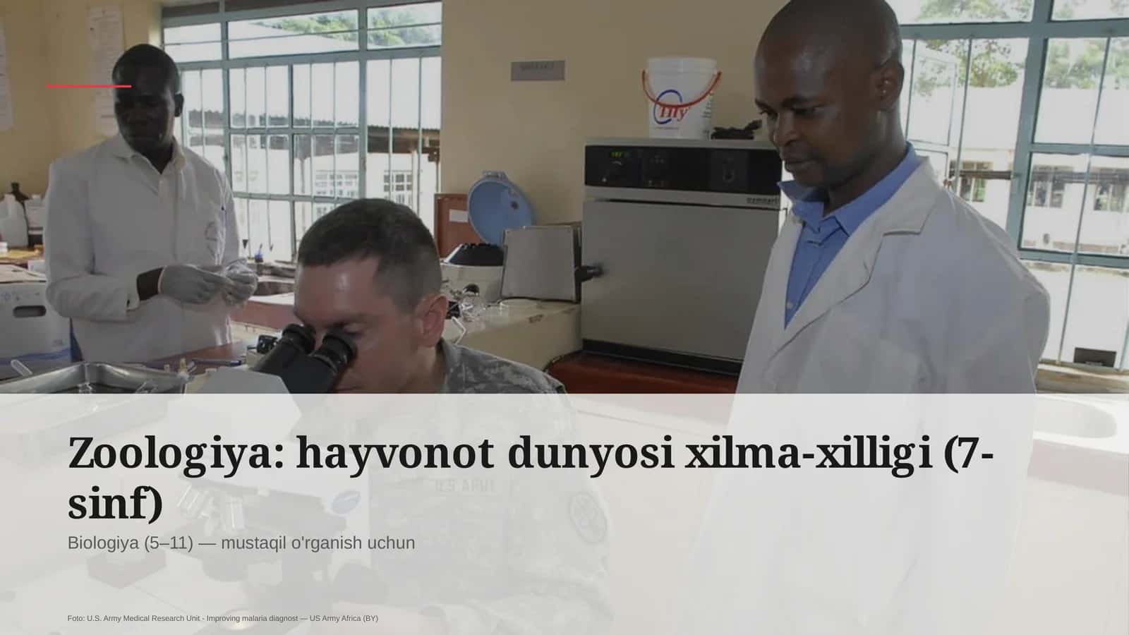 Zoologiya: hayvonot dunyosi xilma-xilligi (7-sinf) 1