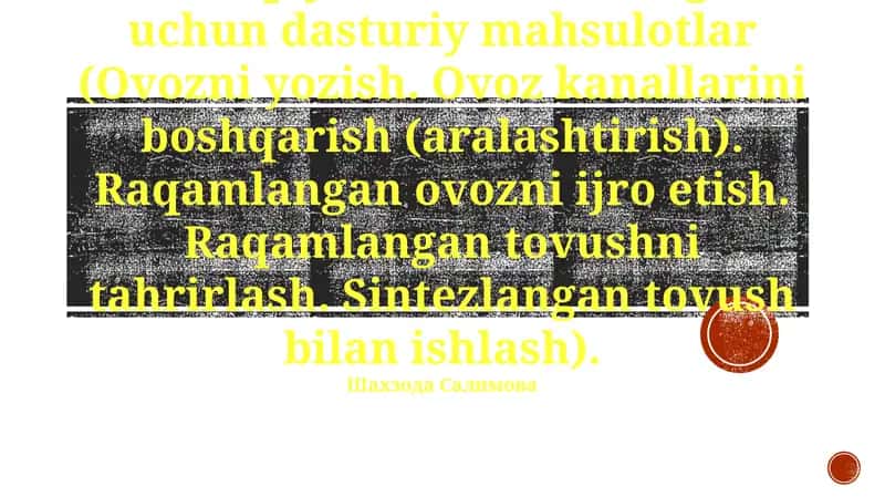 Sintezlangan Audio 1