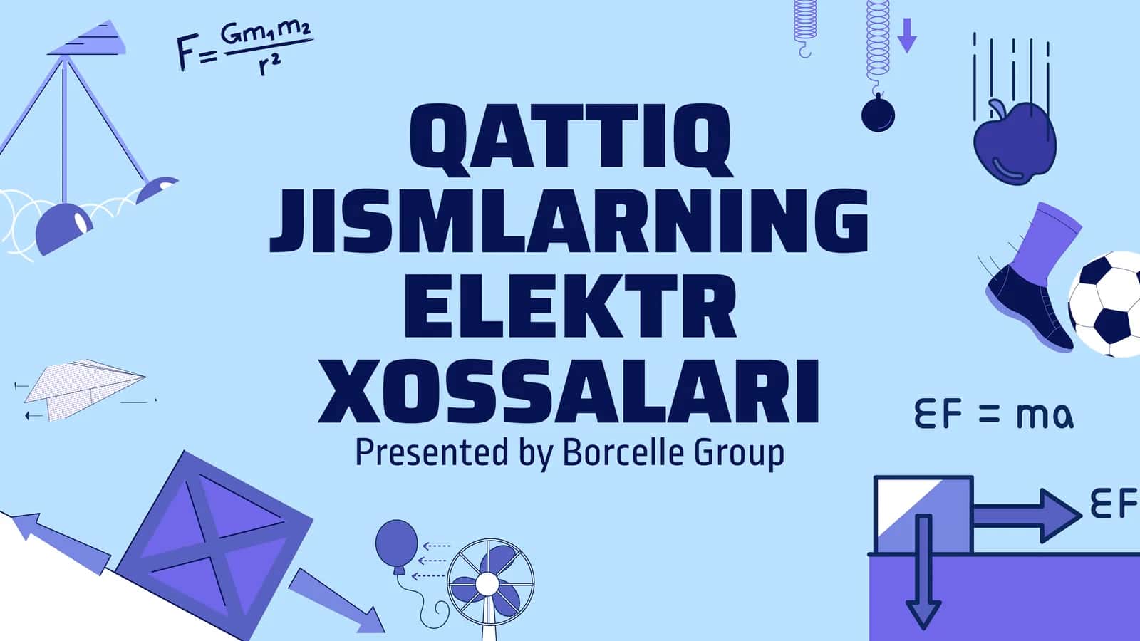 QATTIQ JISMLARNING ELEKTR XOSSALARI 1