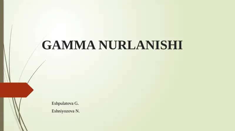 GAMMA NURLANISHI 1