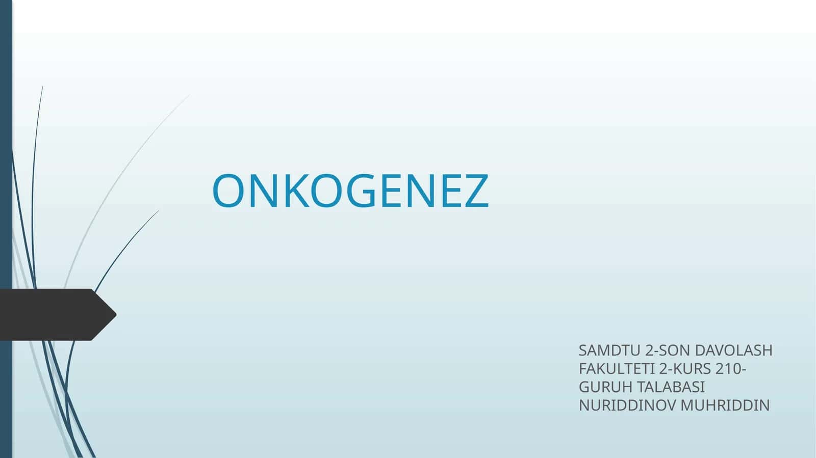 ONKOGENEZ 1