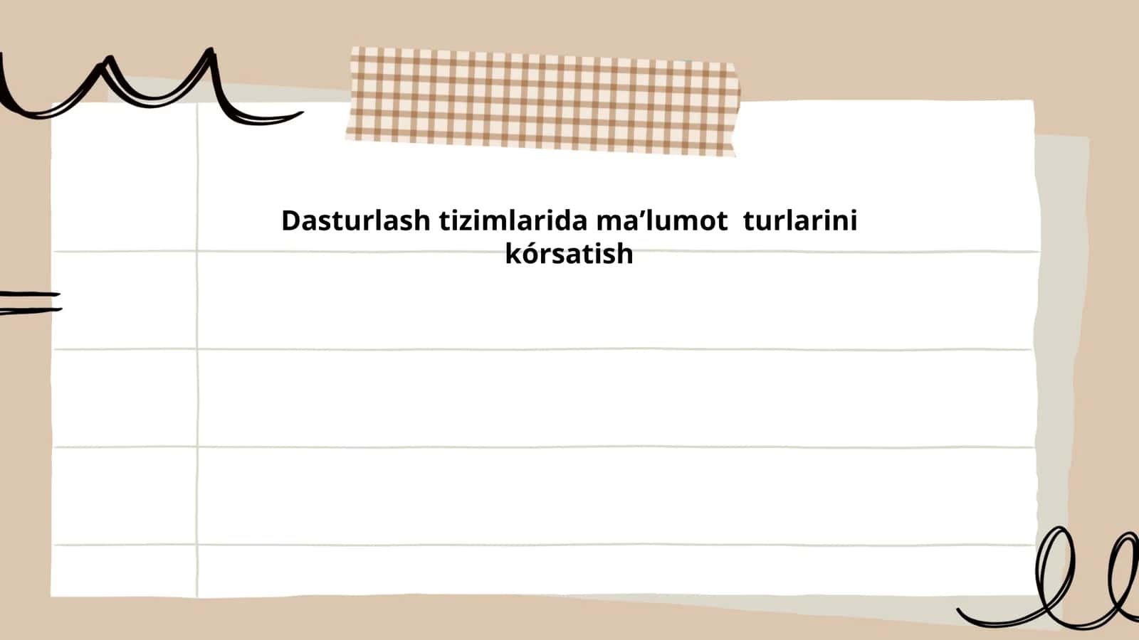 Integer ma'lumot turlari 1