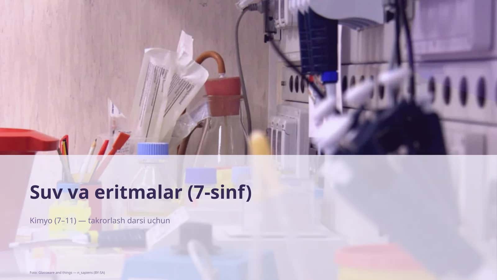 Suv va eritmalar (7-sinf) 1