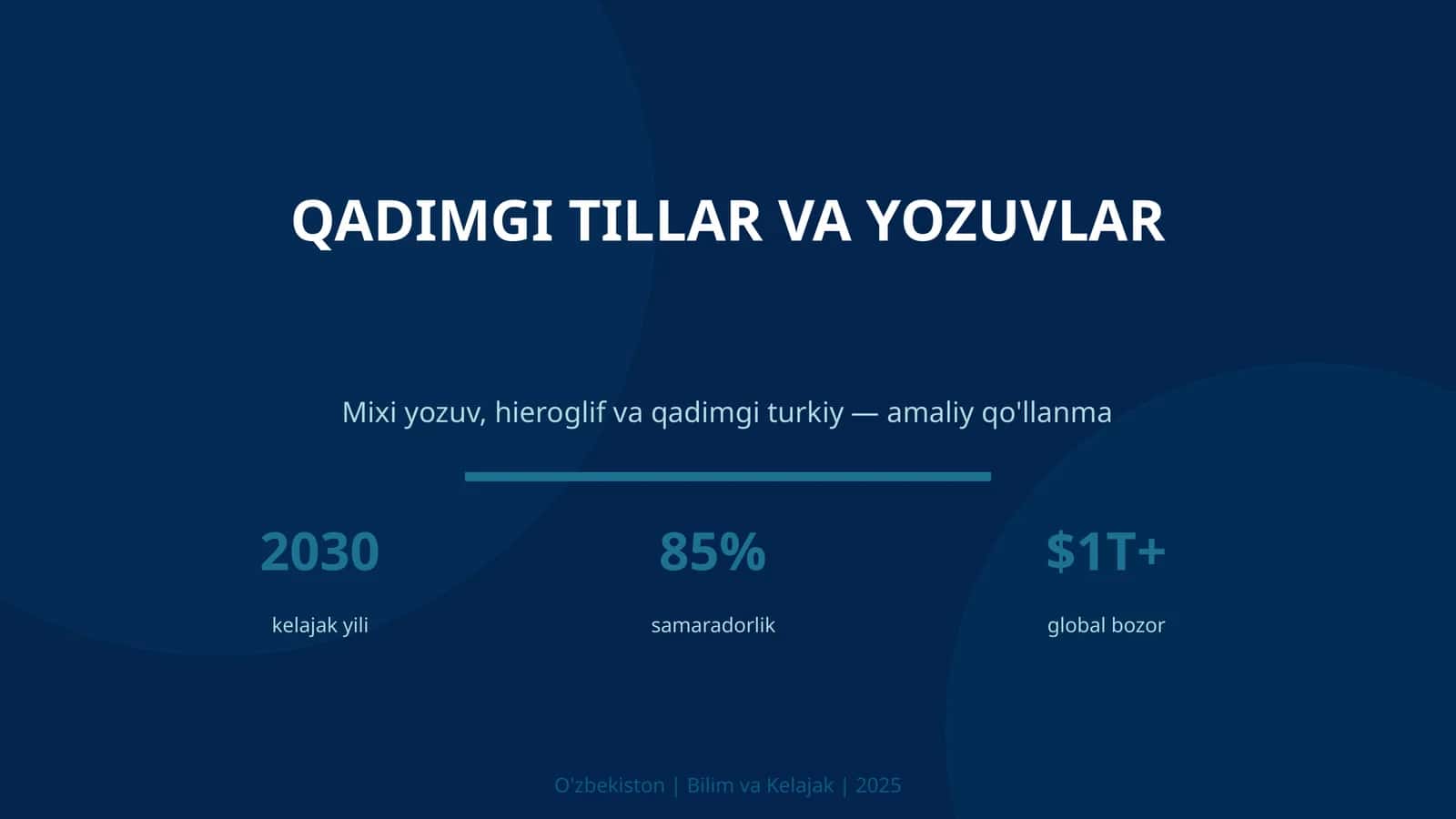 Qadimgi tillar va yozuvlar 1