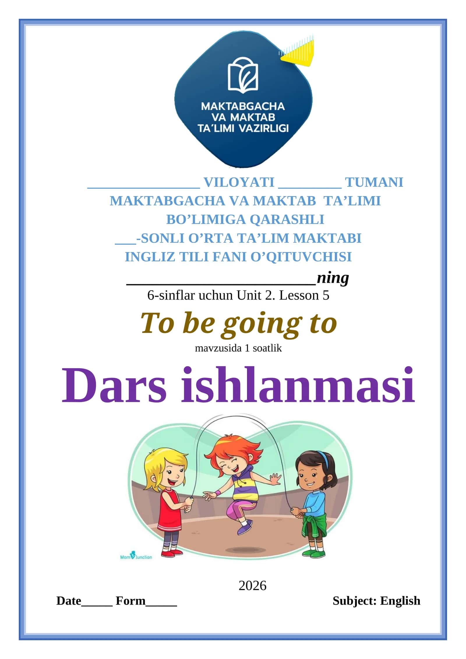to be going to dars ishlanmasi 1