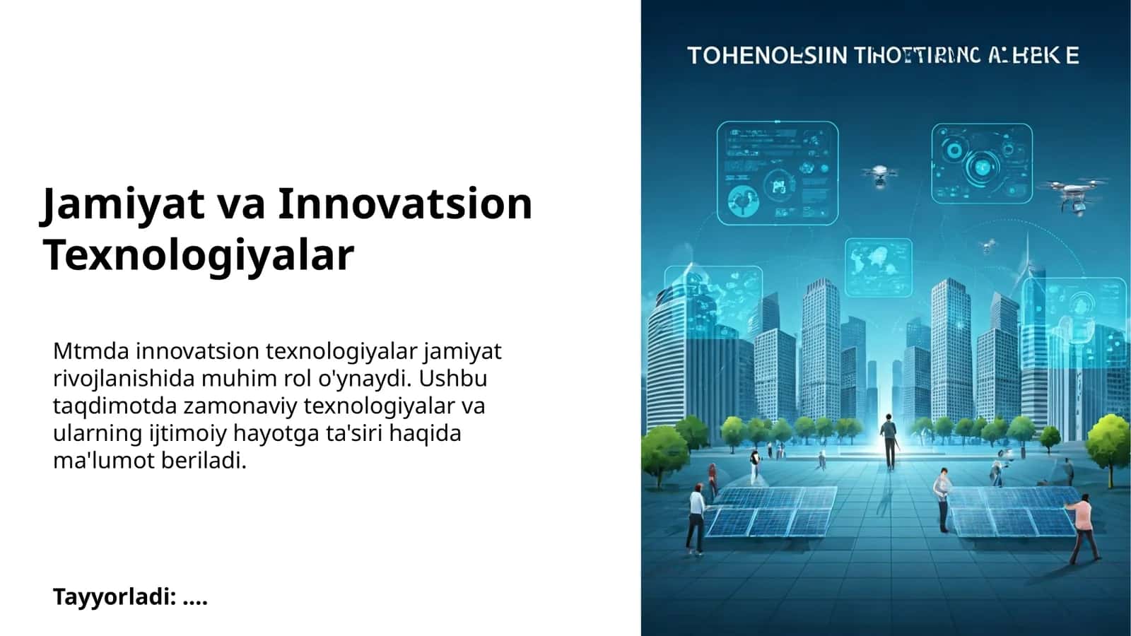 Sun'iy intellekt va mashina o'rganish 1