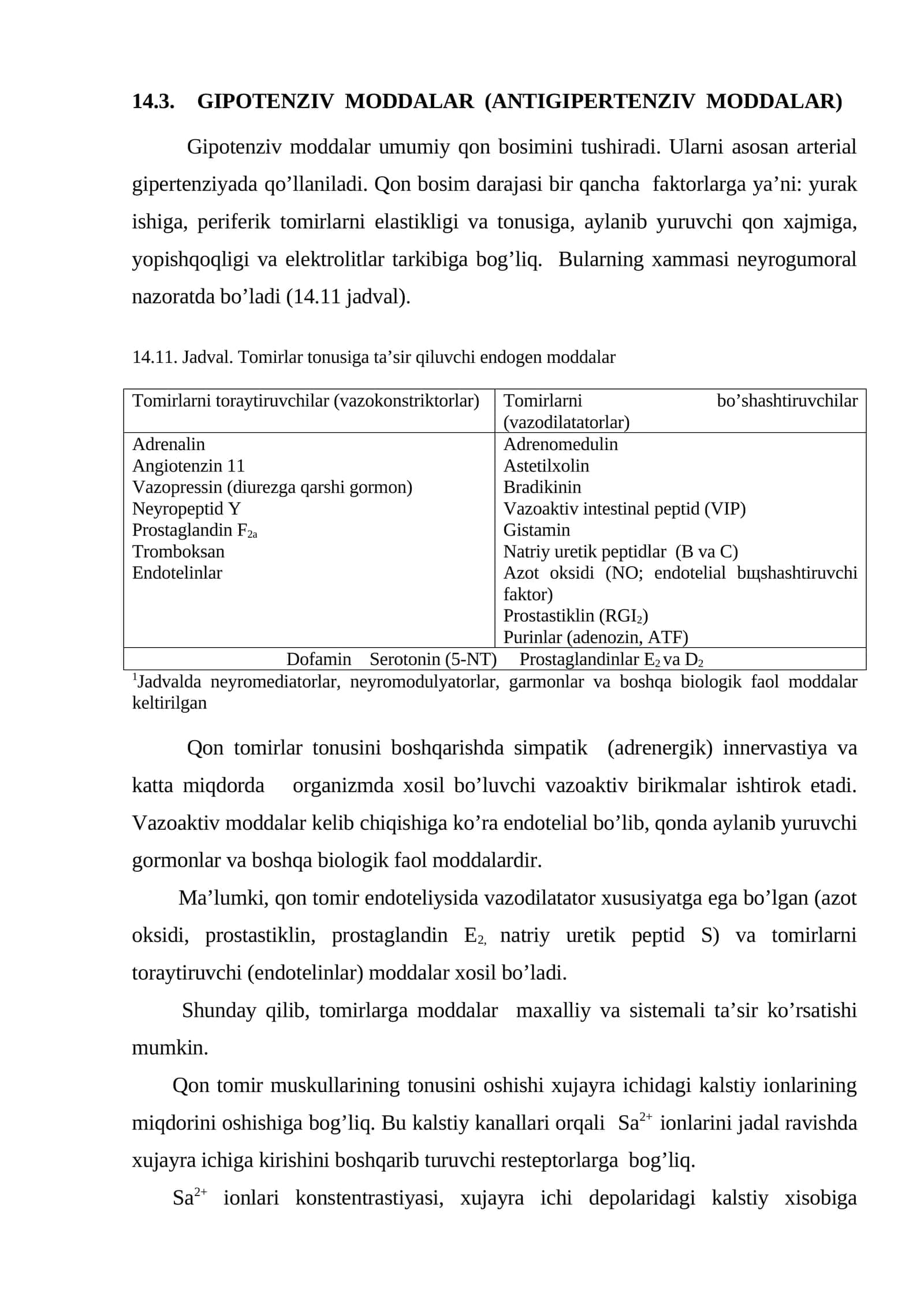 GIPOTENZIV MODDALAR (ANTIGIPERTENZIV MODDALAR) 1