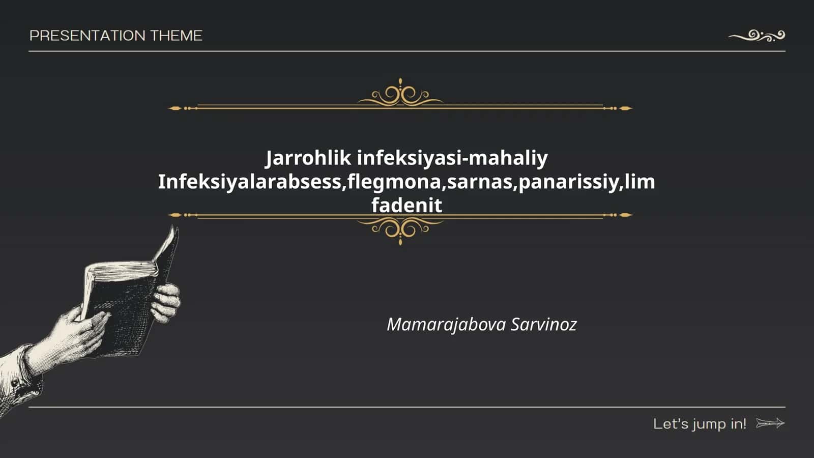 Jarrohlik infeksiyasi turlari 1