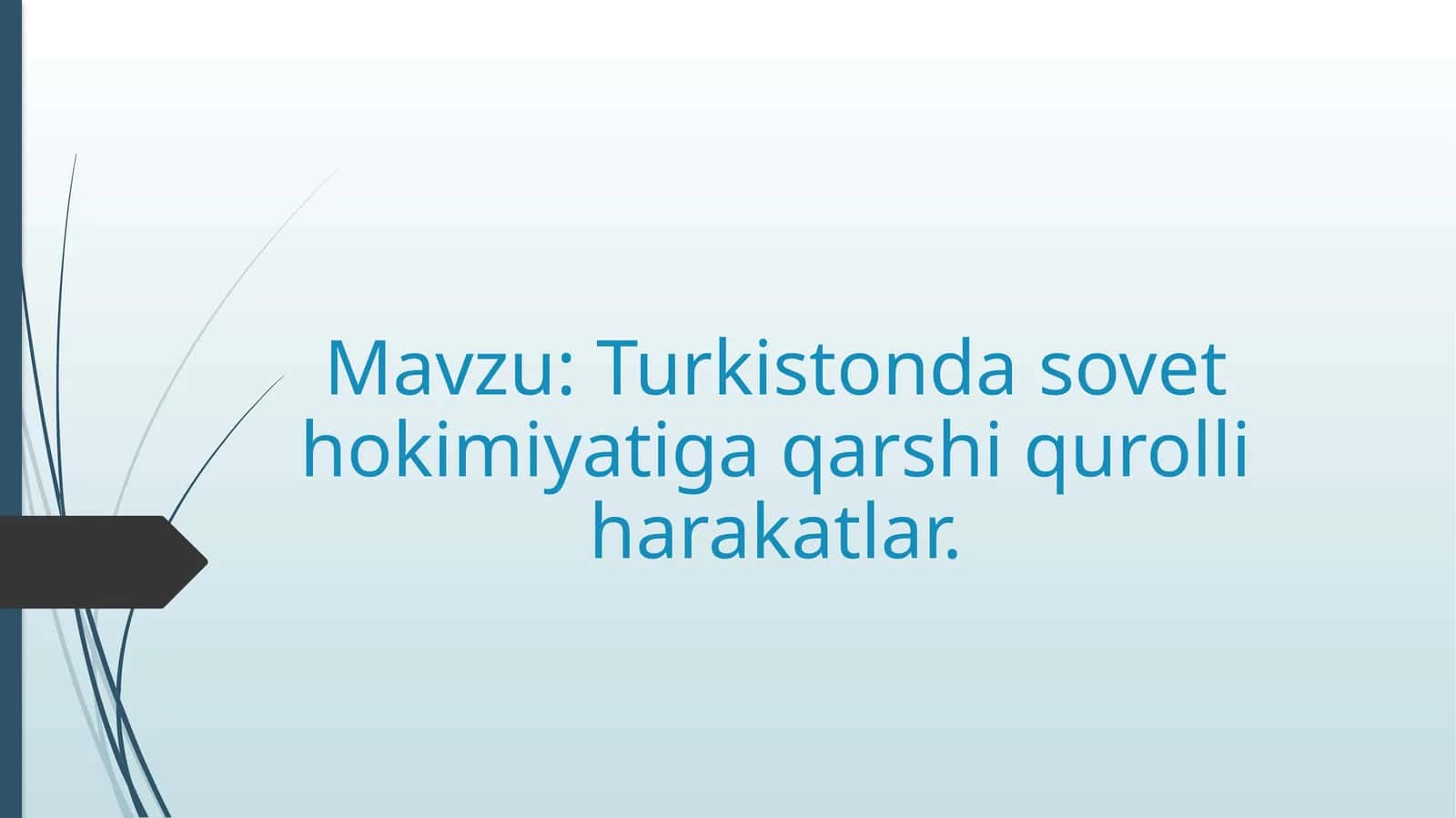 Turkistonda sovet hokimiyatiga qarshi qurolli harakatlar. 1