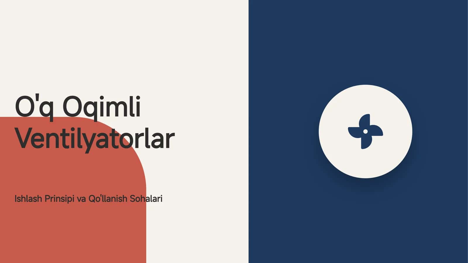 O'q oqimli Ventilyator 1