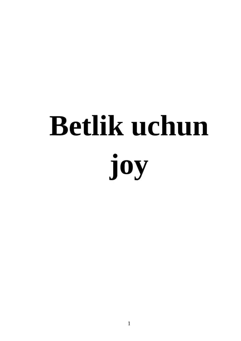 Chet tilida gapirishga o'rgatish 1