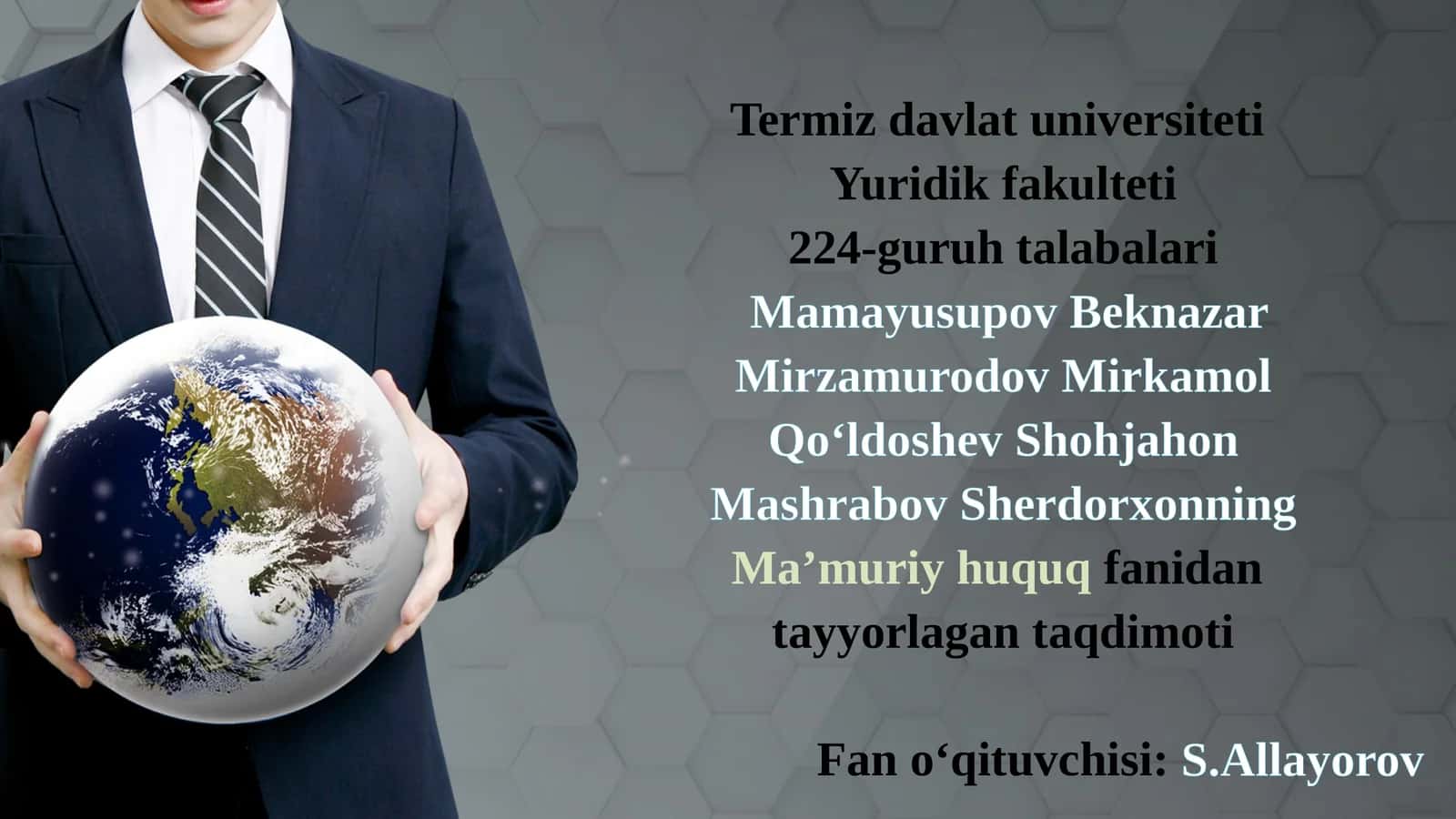 Davlat xizmatlari ko'rsatish jarayonida "yagona darcha" tizimini  takomilllashtirish va huquqiy asoslarini takomillashtirish. 1