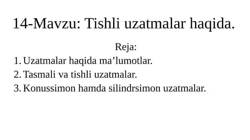 Tishliuzatmalar 1