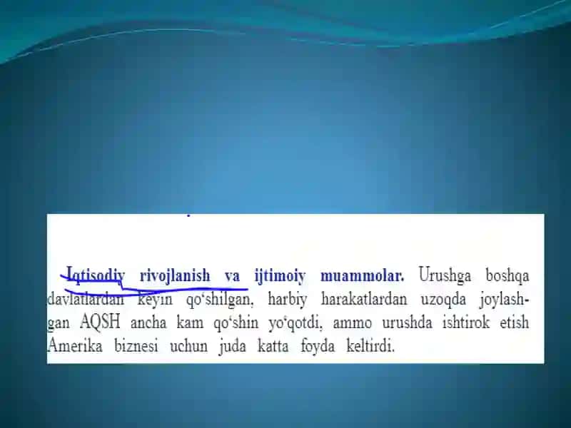 Amerika Qo‘shma Shtatlari 1