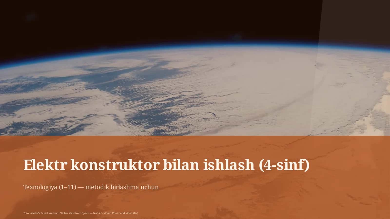 Elektr konstruktor bilan ishlash (4-sinf) 1