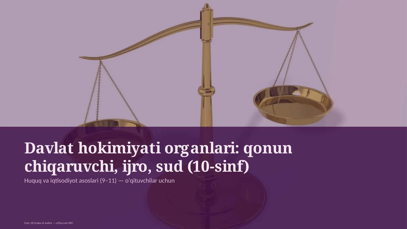 Huquq va iqtisodiyot asoslari (9–11) 1