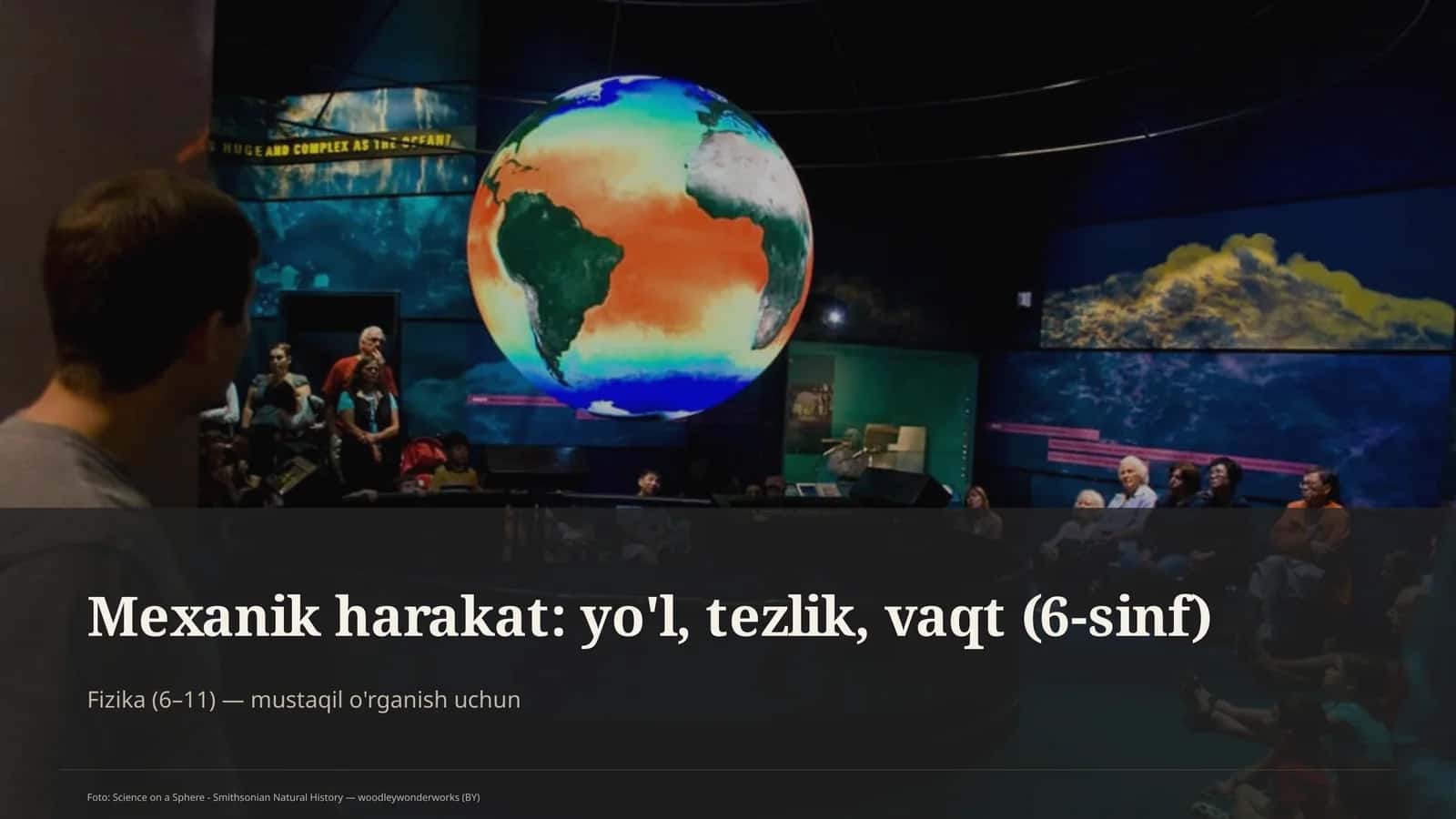 Mexanik harakat: yo'l, tezlik, vaqt (6-sinf) 1
