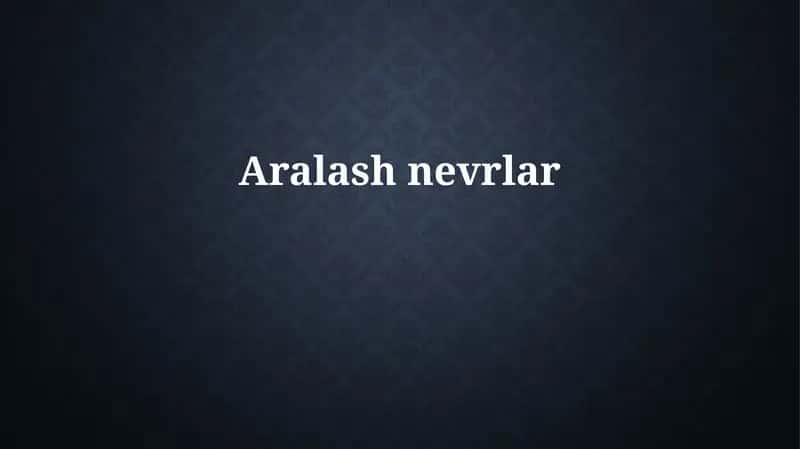 Aralashnevrlar 1