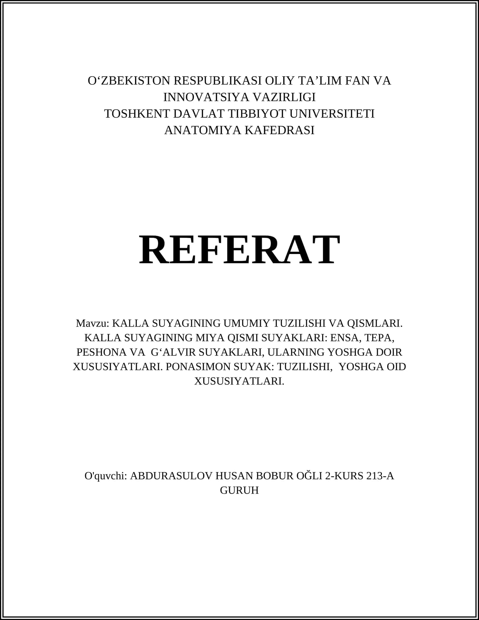 Kalla suyagining umumiy tuzilishi va qismlari 1