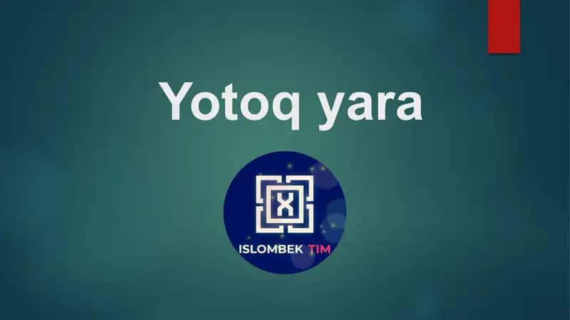 Yotoq yara 1