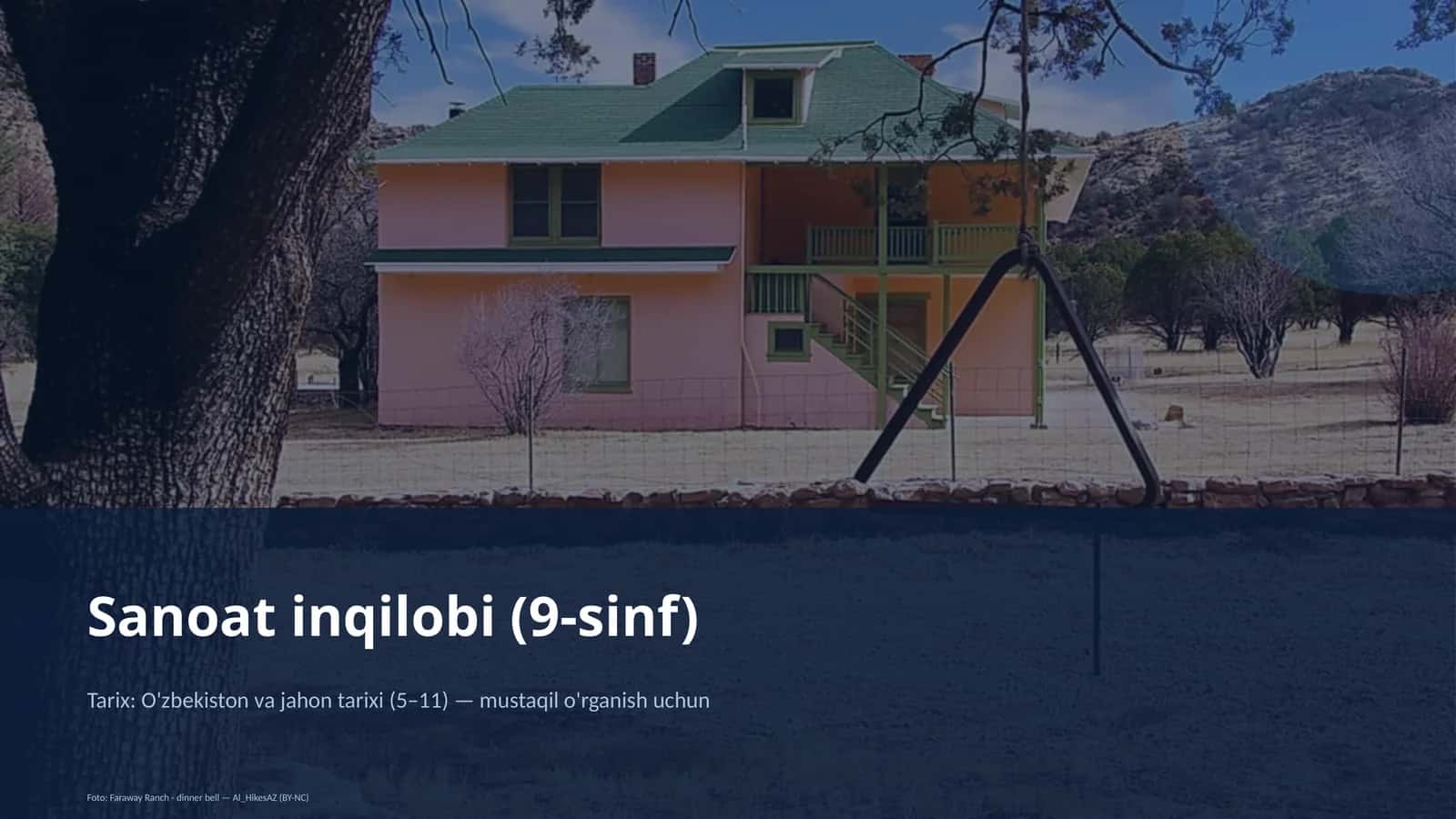 Sanoat inqilobi (9-sinf) 1