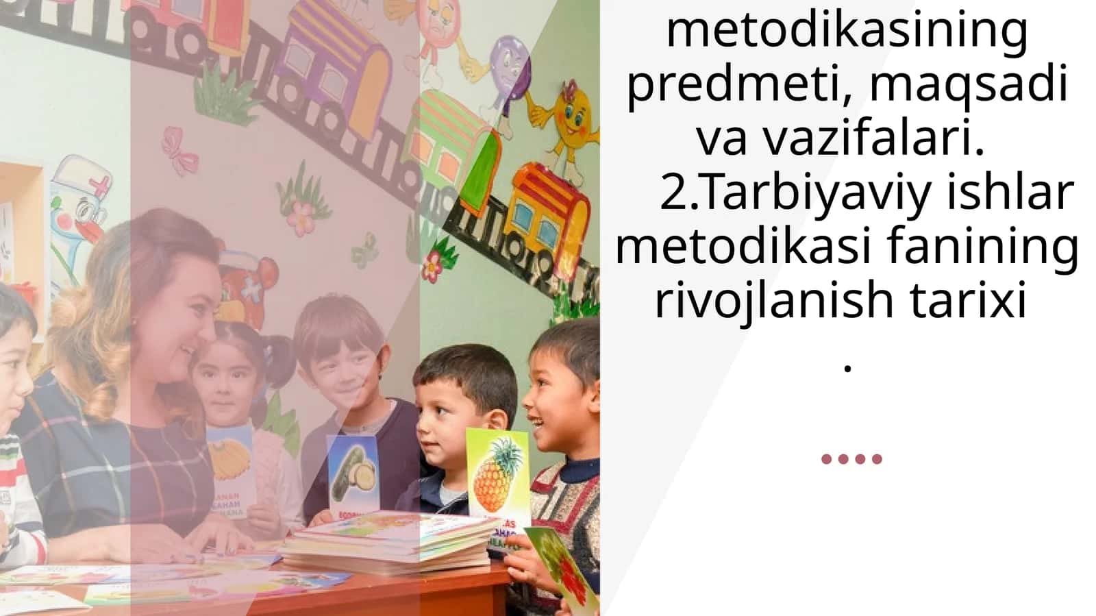 Tarbiyaviy ishlar metodikasi fani haqida tushuncha 1