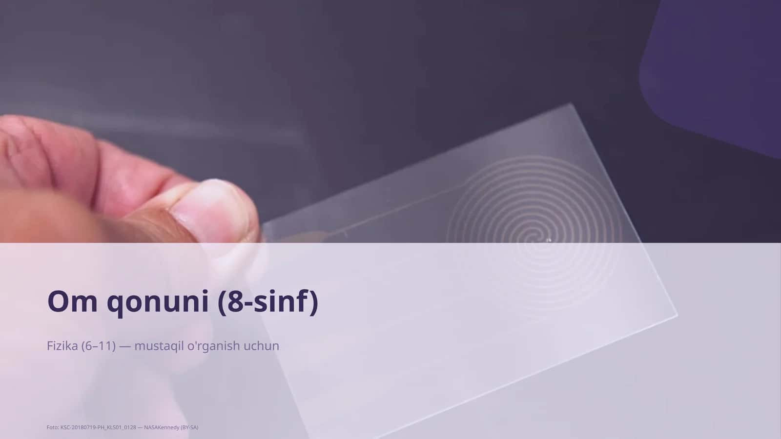 Om qonuni (8-sinf) 1
