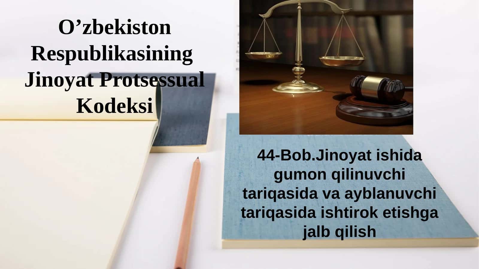 O’zbekiston Respublikasining Jinoyat Protsessual Kodeksi 1