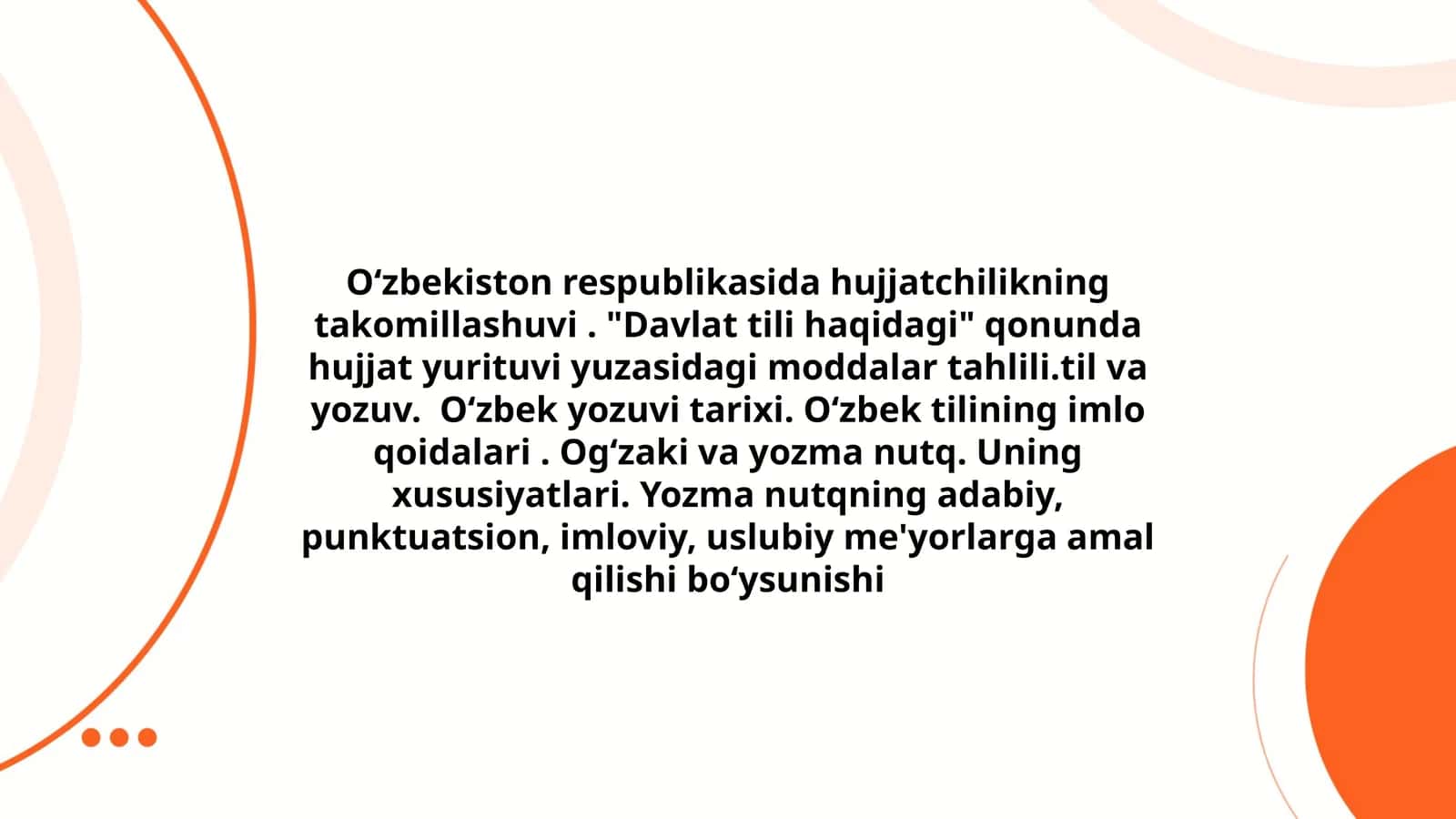 Oʻzbek tilining imlo-qoidalari 1