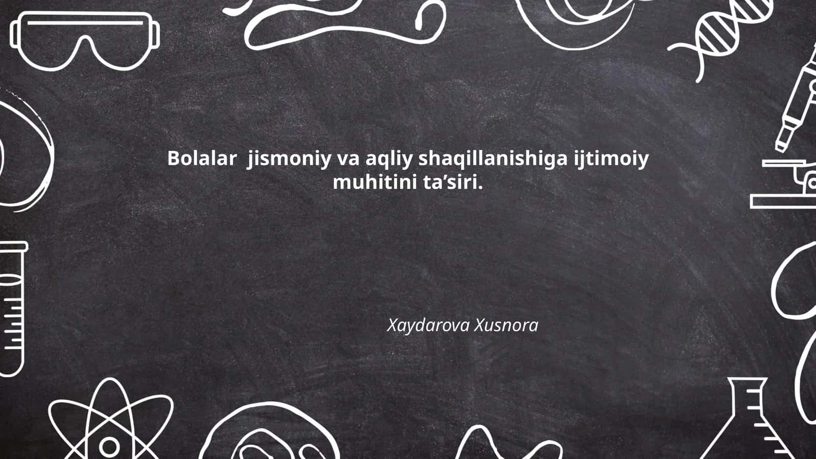 Ijtimoiy muhitning bolalar ruhiyatiga ta'siri 1